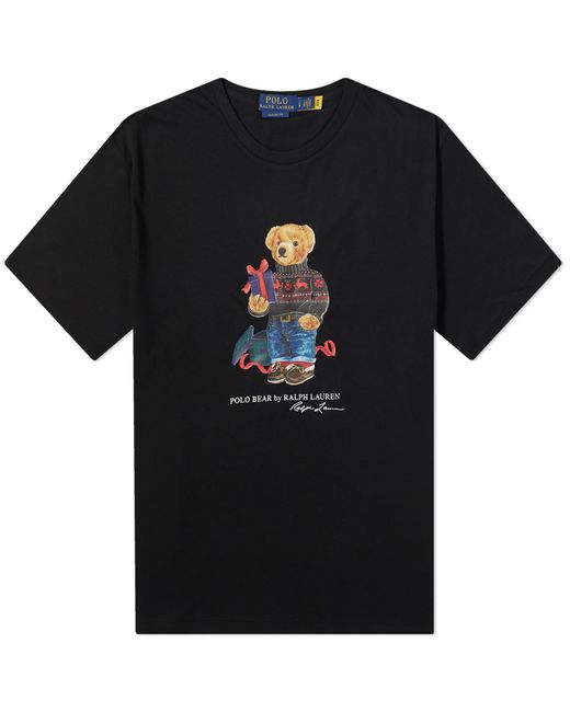 Polo Ralph Lauren Gift Bear T-shirt in Black for Men | Lyst