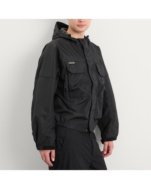 Thisisneverthat Black Sp Logo Wading Jacket for men