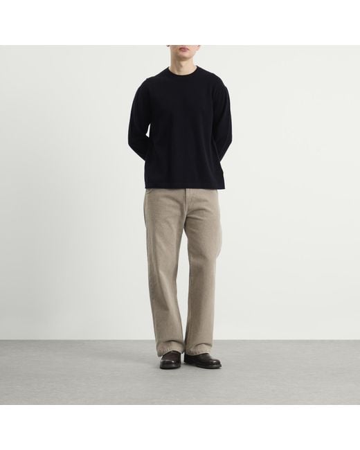 NN07 Black Sammy Crew Neck Jumper for men