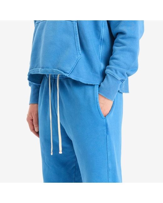 Les Tien Blue Heavyweight Classic Pant for men