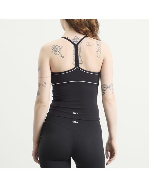 Tala Black Dayflex Contrast Sweetheart Vest