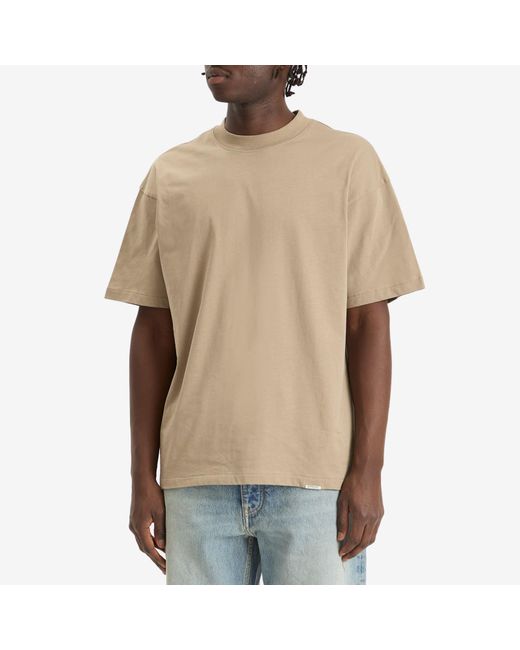 Represent Natural Initial Oversized T-Shirt for men