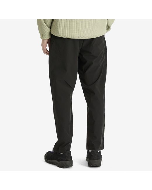 Goldwin Gray One Tuck Tapered Light Trousers for men