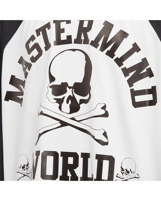 MASTERMIND WORLD Black Long Sleeve College Logo T-Shirt for men