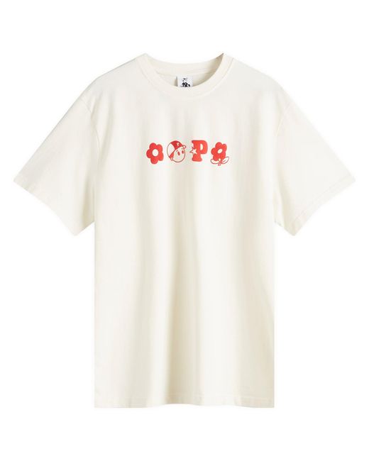 Pawa Speed Sports White Monogram T-Shirt for men