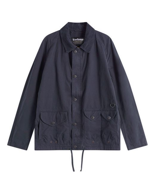 Barbour Blue Utility Casual Chore Jacket for men