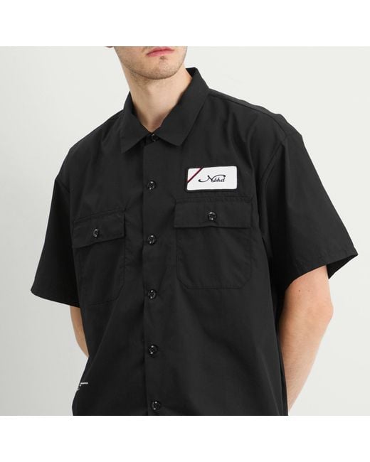 Neighborhood Black Classic Short Sleeve Work Shirt for men