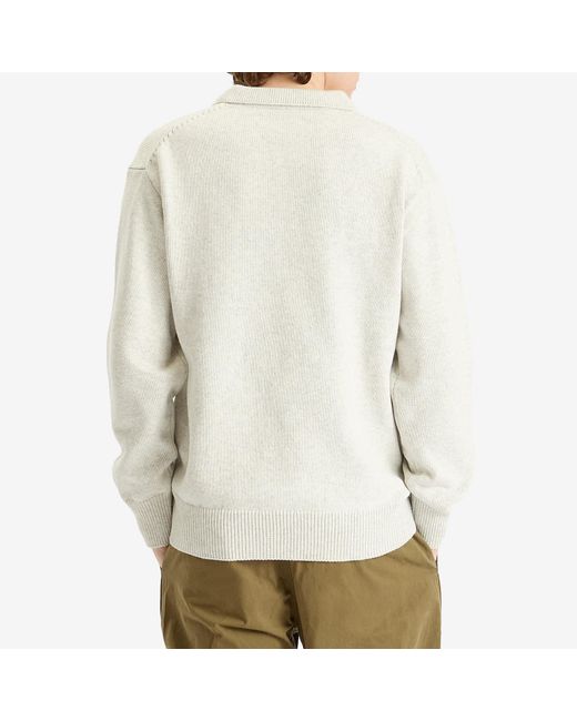 Adsum White Pady Sweater for men