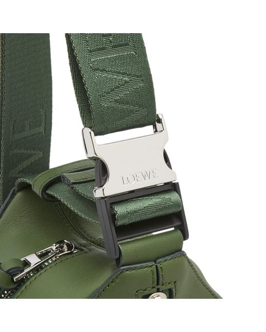 Loewe Green Convertible Sling Bag for men