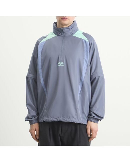 Umbro Blue Zip Off Sleeve Wind Jacket for men
