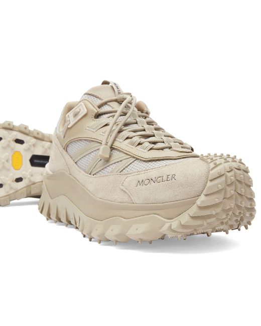Moncler White Trailgrip Low Top Sneakers for men