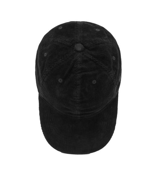 Acne Black Cunov Corduroy Face Cap for men