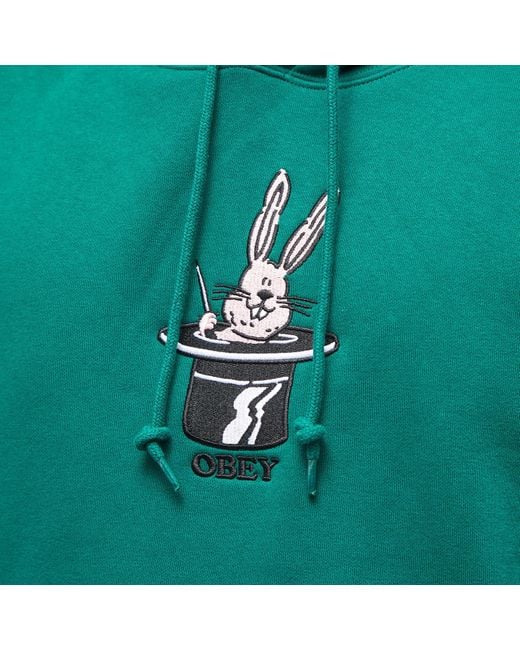 Obey Green Disappear Hoodie for men