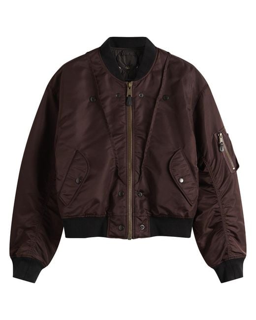 Maison Margiela Black Reversible Bomber Jacket for men