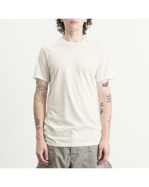 Rick Owens White Level T-Shirt for men