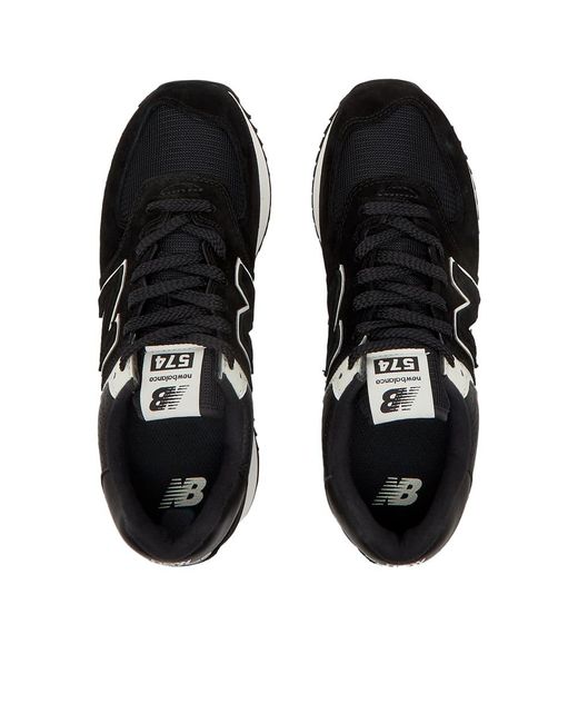 New Balance Wl574zab Sneakers in Black | Lyst