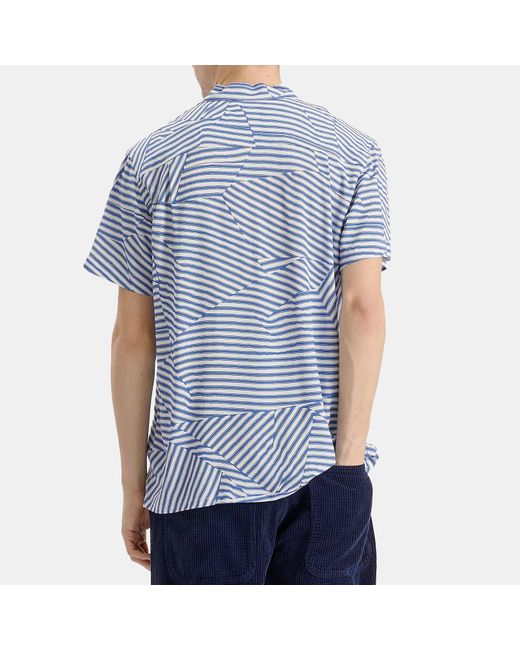 YMC Blue Malick Vacation Shirt for men