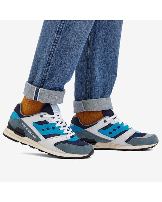 Saucony Blue Courageous Sneakers for men