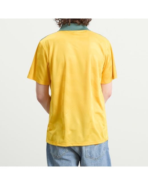 Adidas Yellow Bob Marley Jersey Top for men