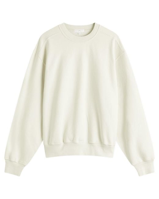 Lady White Co. White Mini Crewneck Sweatshirt for men