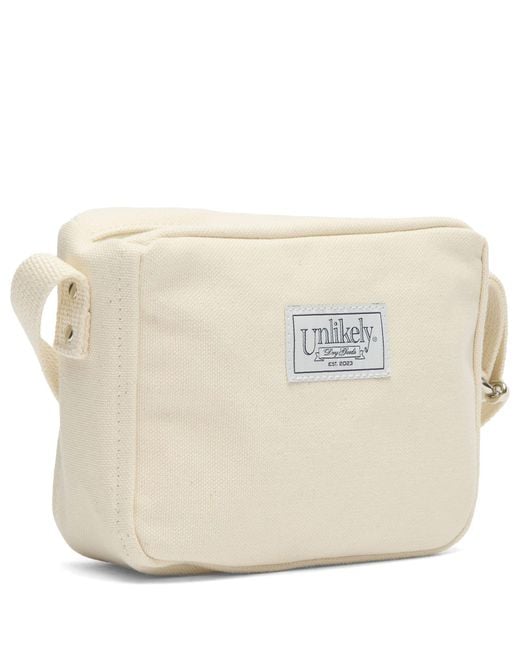 Unlikely Dry Goods Red Daily News Miniature Messenger Bag for men