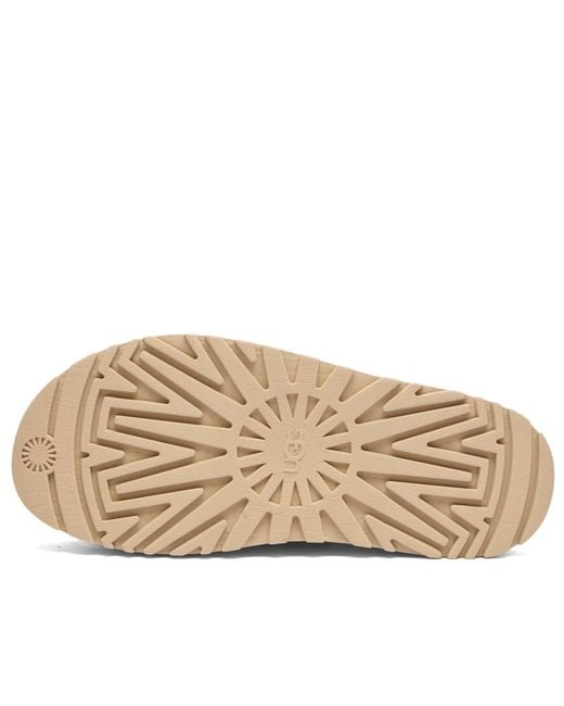 Ugg Natural Goldenglow Embossed Sandal