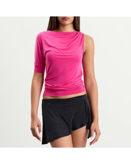 Peachy Den Pink Kylie Bubble Top