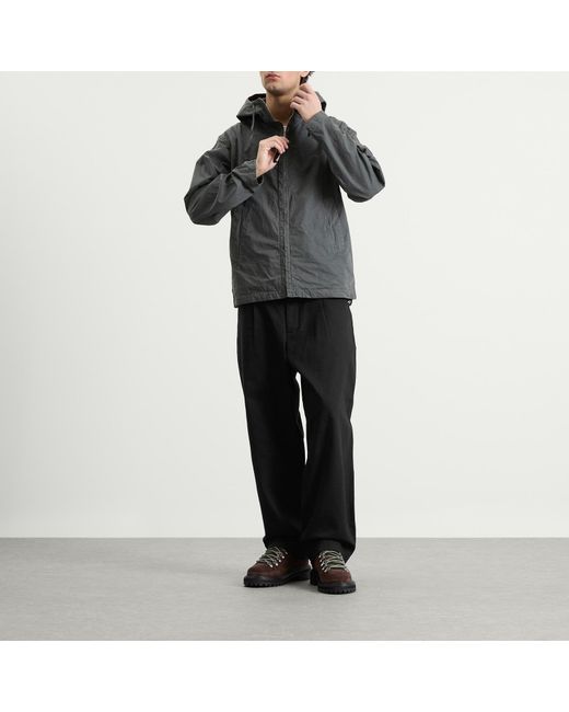 C P Company Gray Micro-Reps Hooded Lens Jacket for men