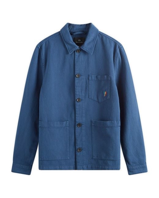 Paul Smith Blue Chore Jacket for men