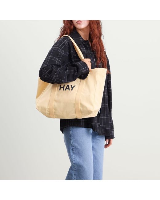 Hay Metallic Shopper Bag