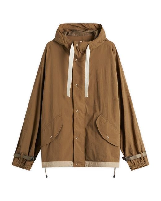 Merely Made Brown Trekking Wind Parka Jacket for men