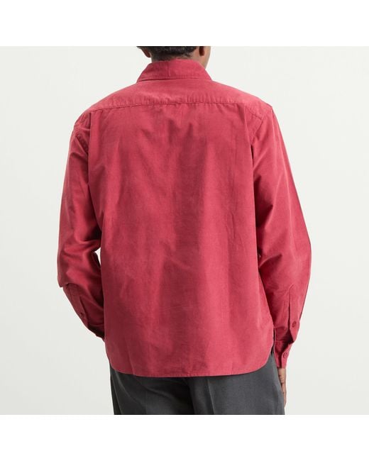 Kardo Pink Luis Cord Shirt for men