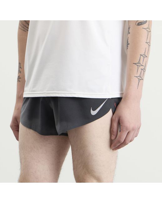 Nike Black Aeroswift 2" Split Short for men