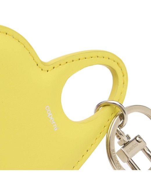 Coperni Yellow Heart Keychain