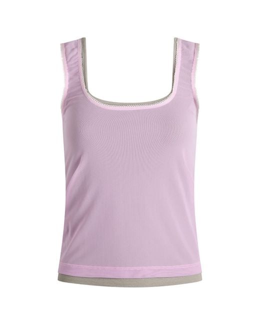 Fruity Booty Purple Double Layer Tank