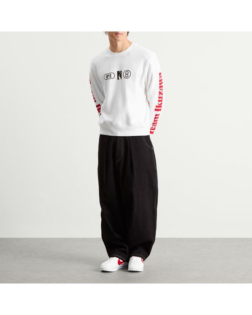 Team Ikuzawa White Japan Gp Sweatshirt for men