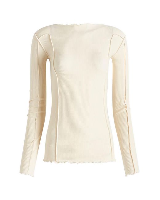 Baserange White Omato Long Sleeve Top
