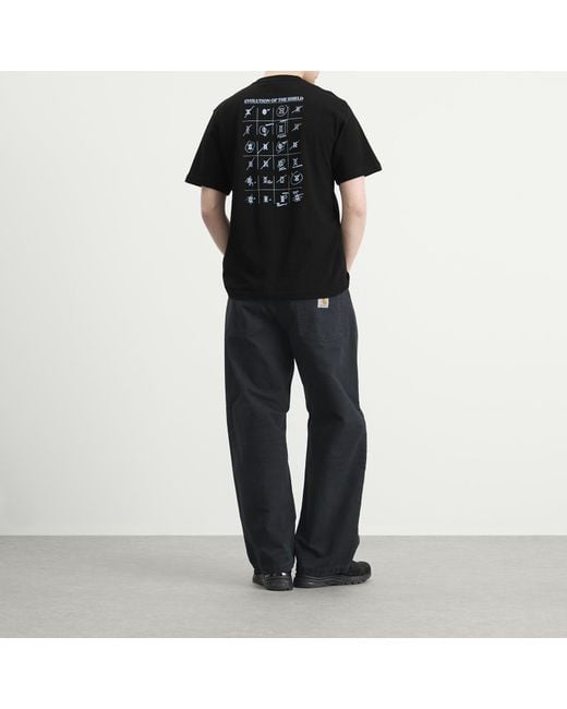 Daily Paper Black Shield Evolution T-Shirt for men