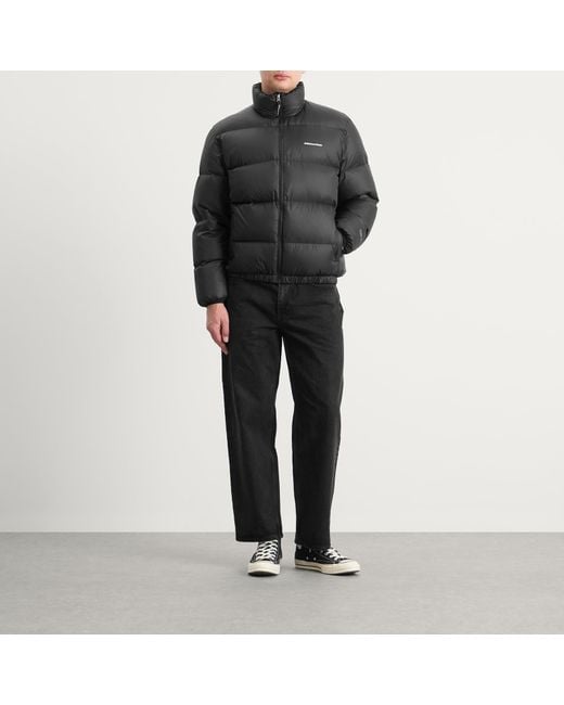 Thisisneverthat Black Pertex T Down Jacket for men