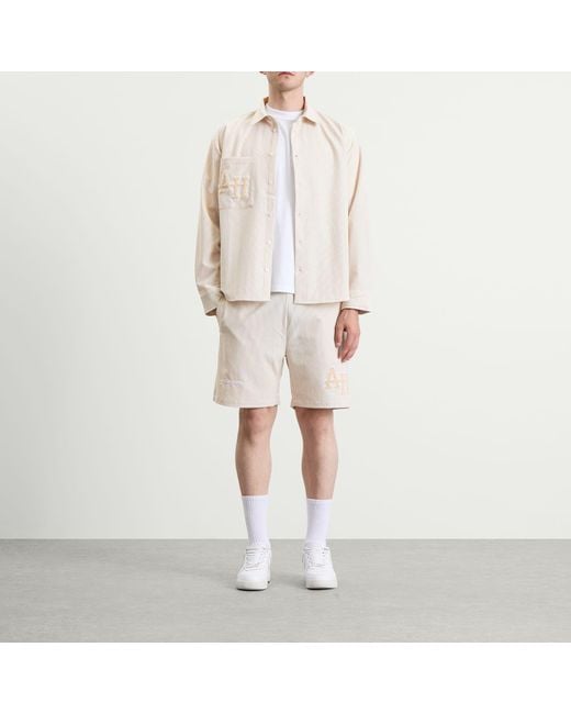 Annie Hood Natural College Seersucker Shirt for men