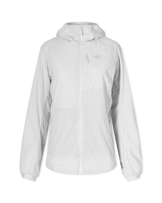 Arc'teryx White Proton Lightweight Hoodie Jacket