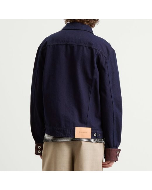 J.W. Anderson Blue Turn Up Cuff Jacket for men