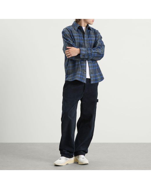 A.P.C. Blue Fergus Corduroy Carpenter Pants for men