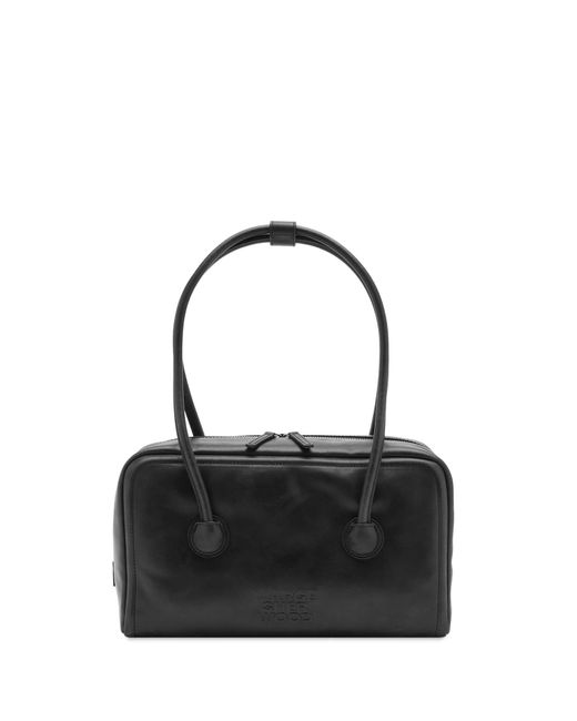 MARGE SHERWOOD Black Soft Boston Bag