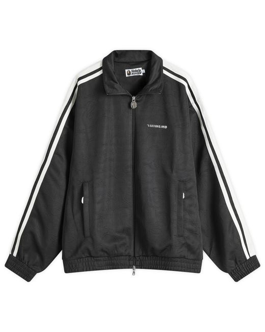 A Bathing Ape Black Line Camo Track Jacket for men