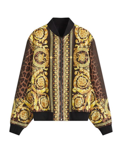 Versace Multicolor Wild Barocco Print Reversible Jacket for men