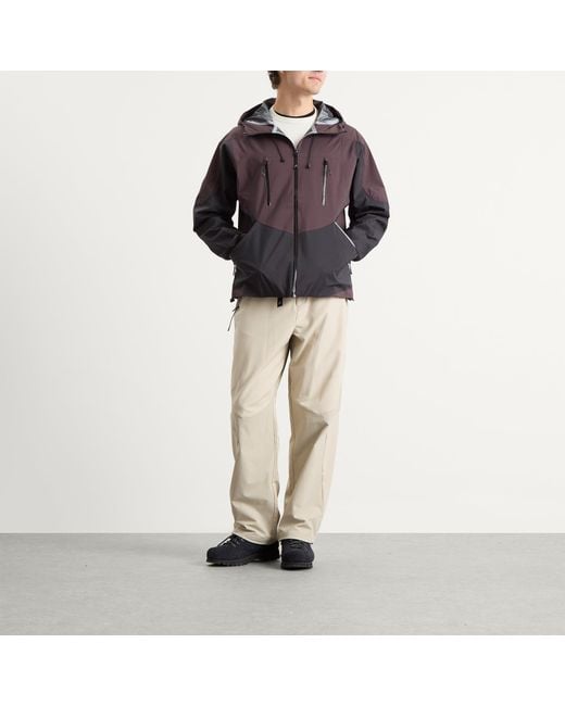 Purple Mountain Observatory Brown Anvil Shell Jacket for men