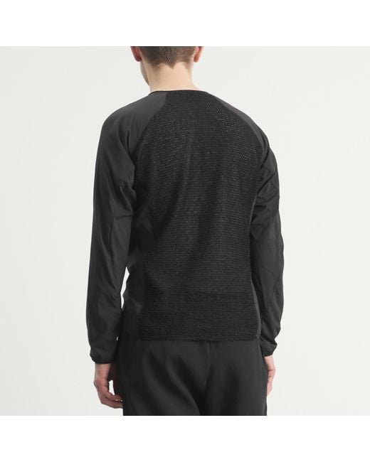 Goldwin Black Kel Light Polartec Crew for men