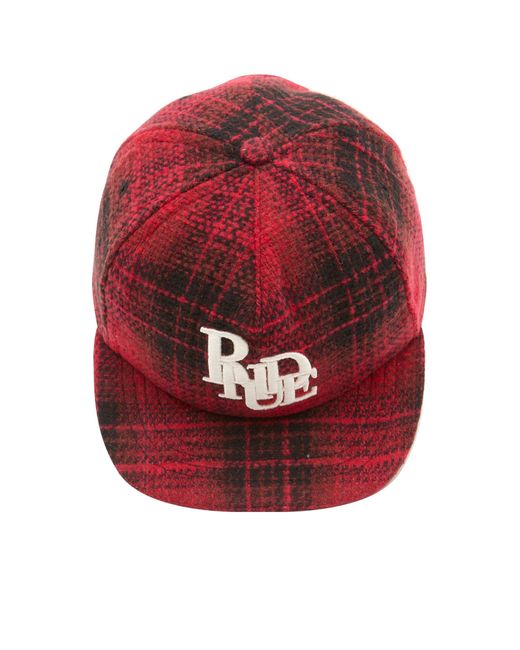 Rhude Red Scramble Logo Hat for men