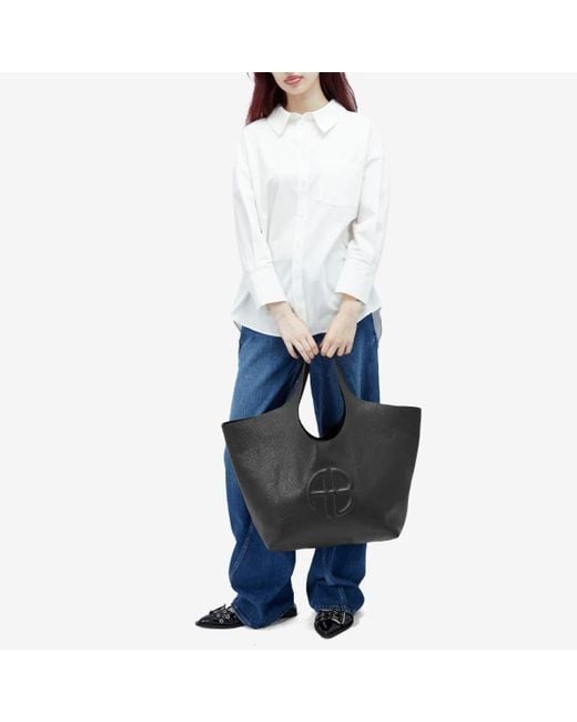トートバッグ Anine Bing Lili Tote Bag ANINE BING Lili Tote - Sand Pebbled